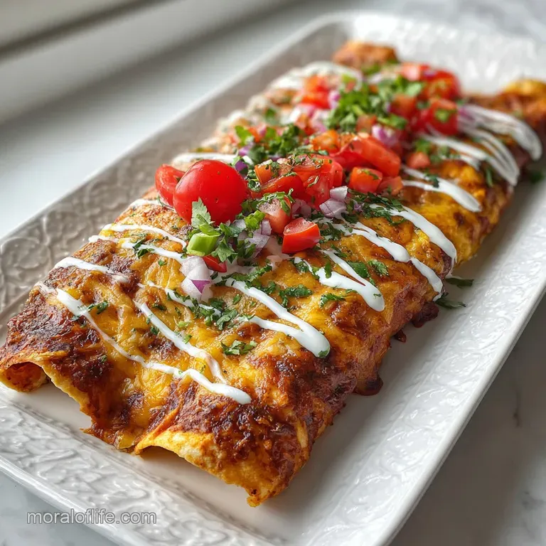 Sour Cream Chicken Enchiladas Baked