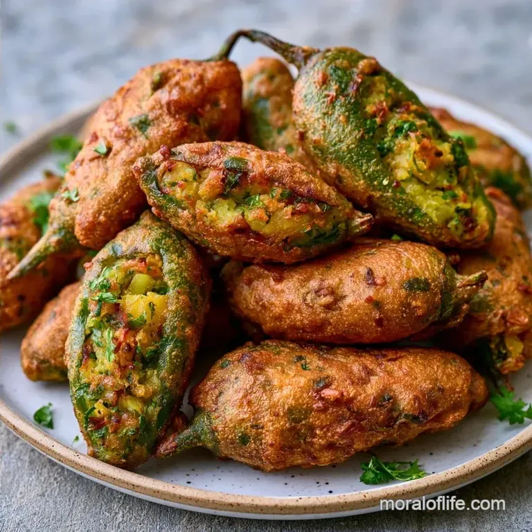 Crispy Spicy Indian Mirchi Vada