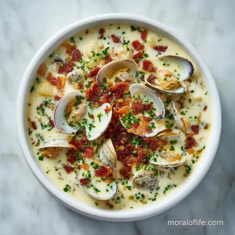 Old Fashioned Steamed Clam Chowder: Creamy and Hearty