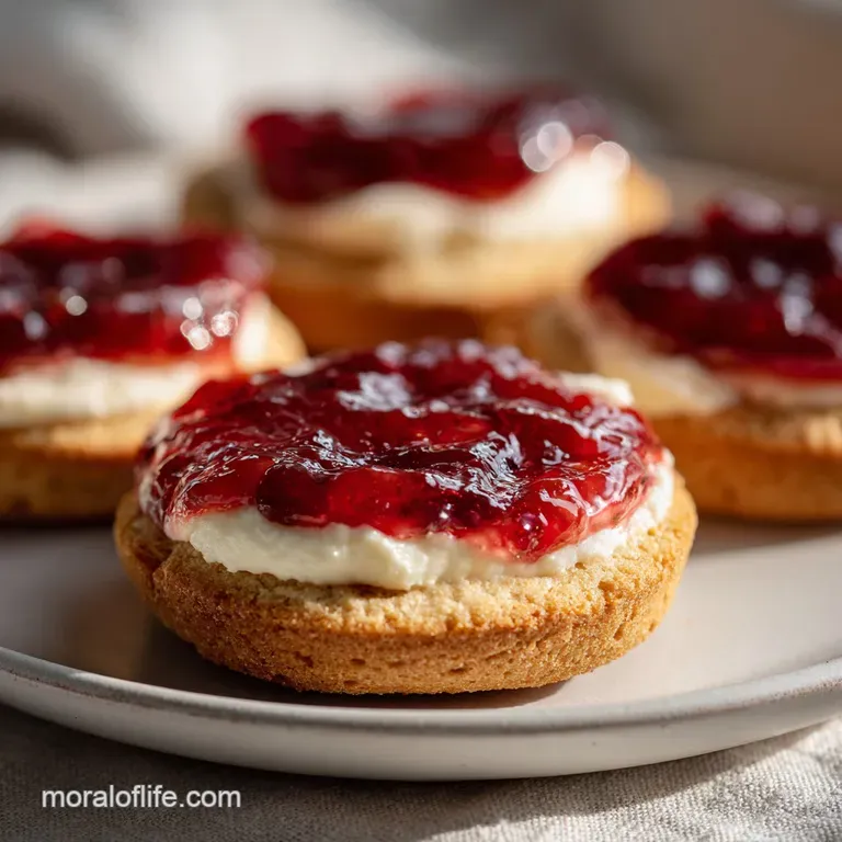Strawberry Cheesecake Cookie Recipe with Homemade Jam