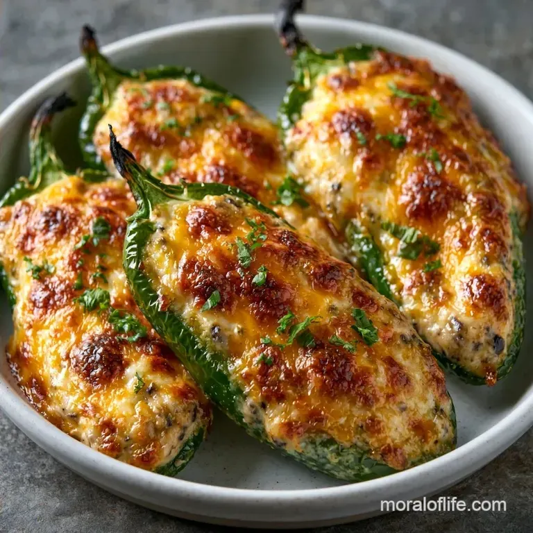 Healthy Black Bean Stuffed Jalapeno Peppers