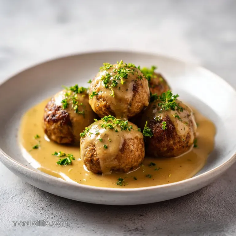 Swedish Meatballs with Creamy Gravy