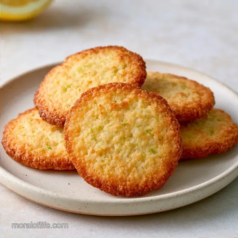 Thin and Crispy Lemon Cookies with Lemon Zest