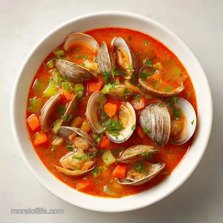 Tomato Clam Chowder: Manhattan Classic