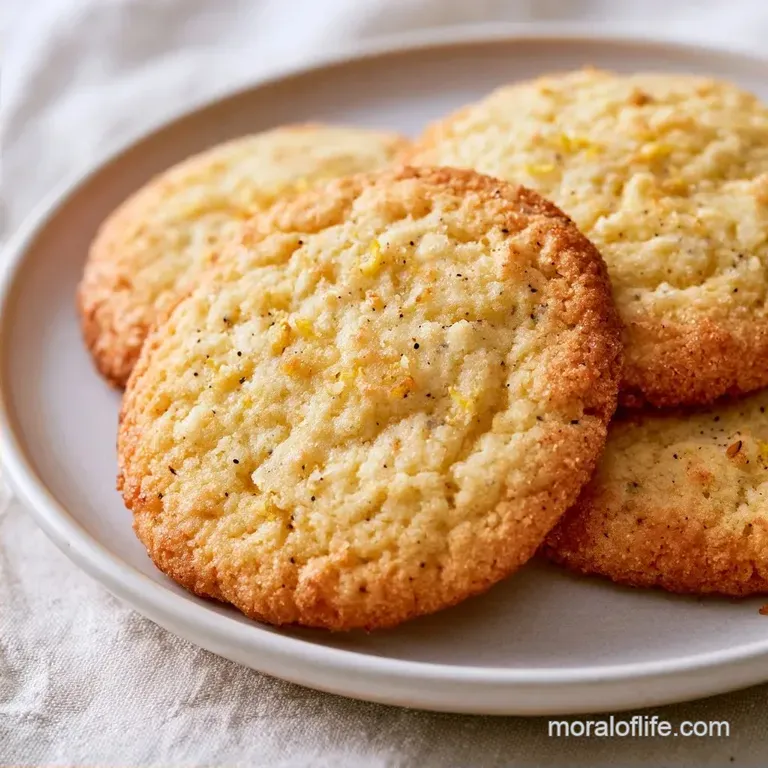 Vanilla Bean Lemon Sugar Cookies: Chewy and Bright