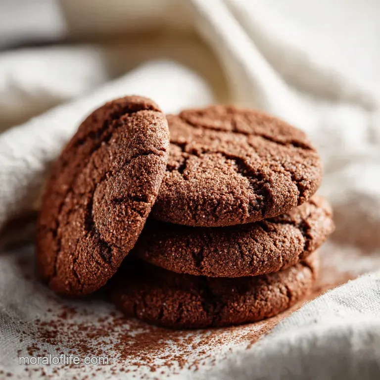 Chocolate Sugar Cookies: Soft and Velvety